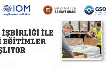 GSO VE IOM İŞ BİRLİĞİ İLE MESLEKİ EĞİTİMLER BAŞLIYOR