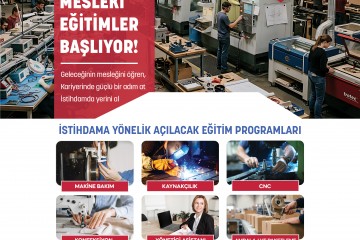 GSOMEM'DE MESLEKİ EĞİTİMLER BAŞLIYOR