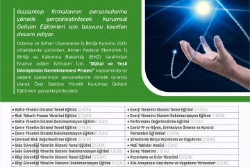 KURUMSAL GELİŞİM EĞİTİMLERİ BAŞVURU KAYITLARI DEVAM EDİYOR