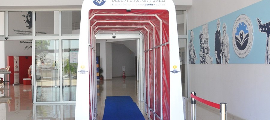 DISINFECTION TUNNEL FOR INDOOR AND OUTDOOR IS MANUFACTURED BY GSOMEM